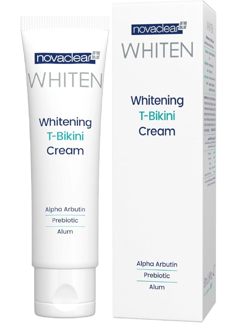 Novaclear Whitening T-Bikini Cream 50ml – Skin Lightening Formula with Alpha Arbutin & Glutathione - Image 1