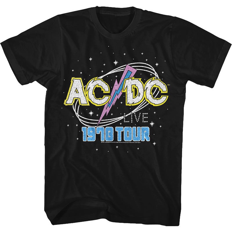ACDC band mens T-shirt Metal Rock punk Mens T Shirt Metal Rock heavyweight T-shirt LL  - Image 1