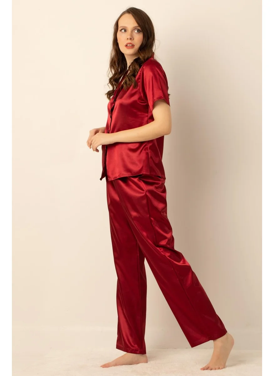 DoReMi Miorre Women's Satin Pajama Set