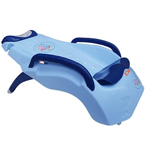 JUNIOR JOE Children Shampoo Chair for 2-8 Year Old Bathing Seat Perfect Kids Hair Washing Station (Blue) - Image 1
