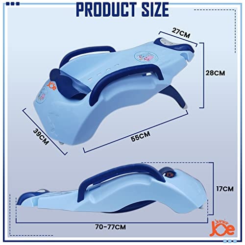 JUNIOR JOE Children Shampoo Chair for 2-8 Year Old Bathing Seat Perfect Kids Hair Washing Station (Blue) - Image 2