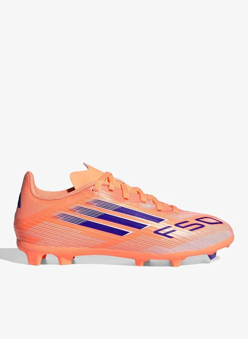 Adidas Adidas F50 League Fg/Mg J U Orange Football/Soccer Shoes For Kids