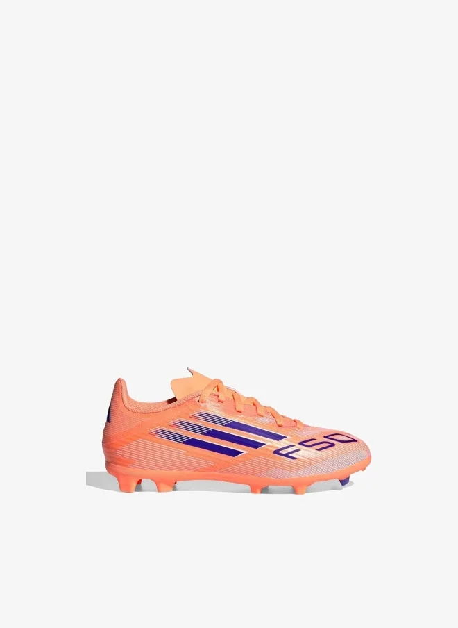 Adidas Adidas F50 League Fg/Mg J U Orange Football/Soccer Shoes For Kids