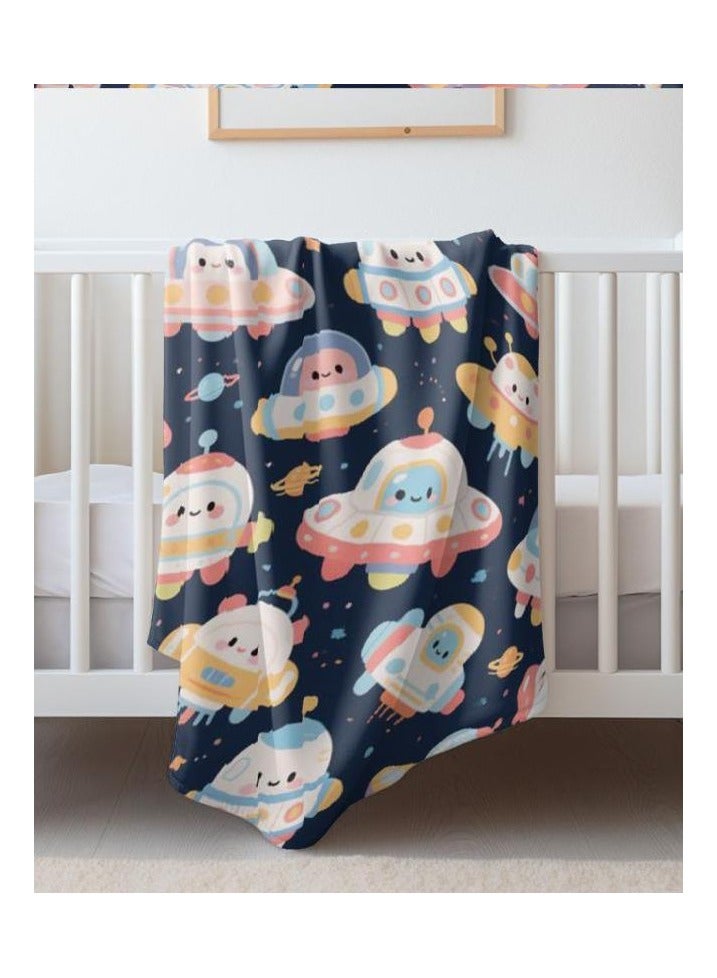 عام بطانية رقيقة من الفانيلا الكرتونية للأطفال أو الطلاب (دافئة ومريحة ومناسبة للنوم والألعاب) 100 سم * 150 سم - 624 - Image 3