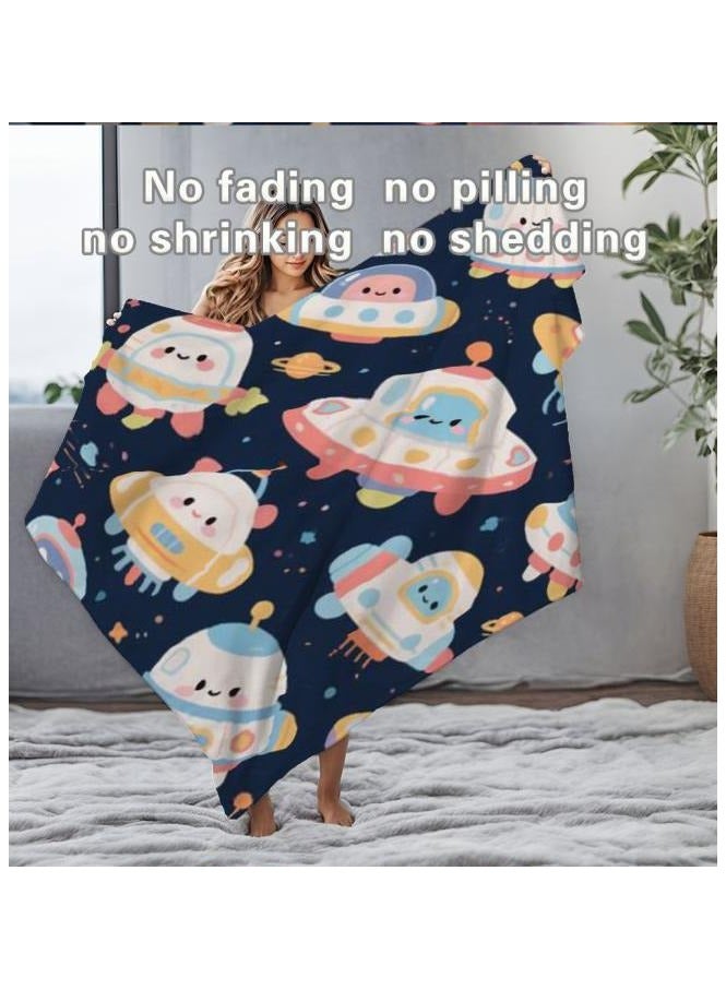 عام بطانية رقيقة من الفانيلا الكرتونية للأطفال أو الطلاب (دافئة ومريحة ومناسبة للنوم والألعاب) 100 سم * 150 سم - 624 - Image 5