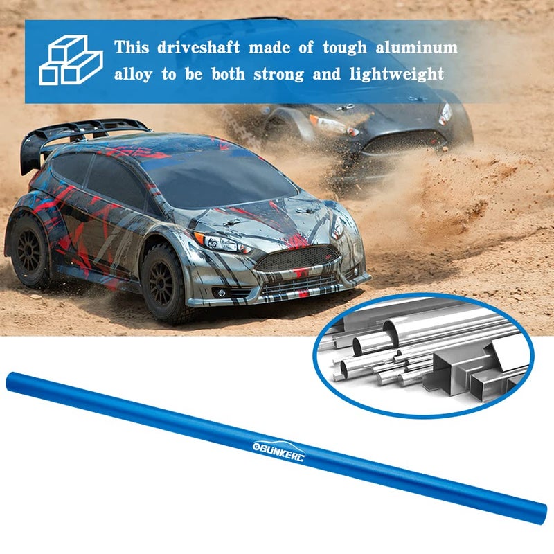 OGUNKE RC Aluminum Alloy Driveshaft Perfect Upgrade for Traxxas 4X4 Center Driveshaft (Blue) - Image 5