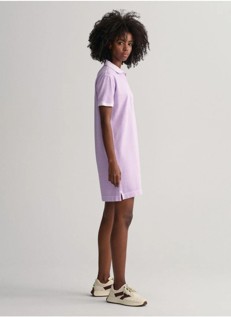 غانت Gant Sunfaded Piqué Polo Dress