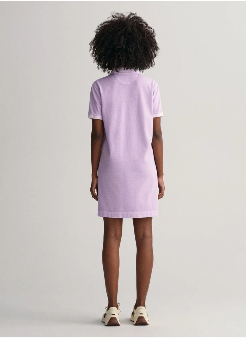 غانت Gant Sunfaded Piqué Polo Dress