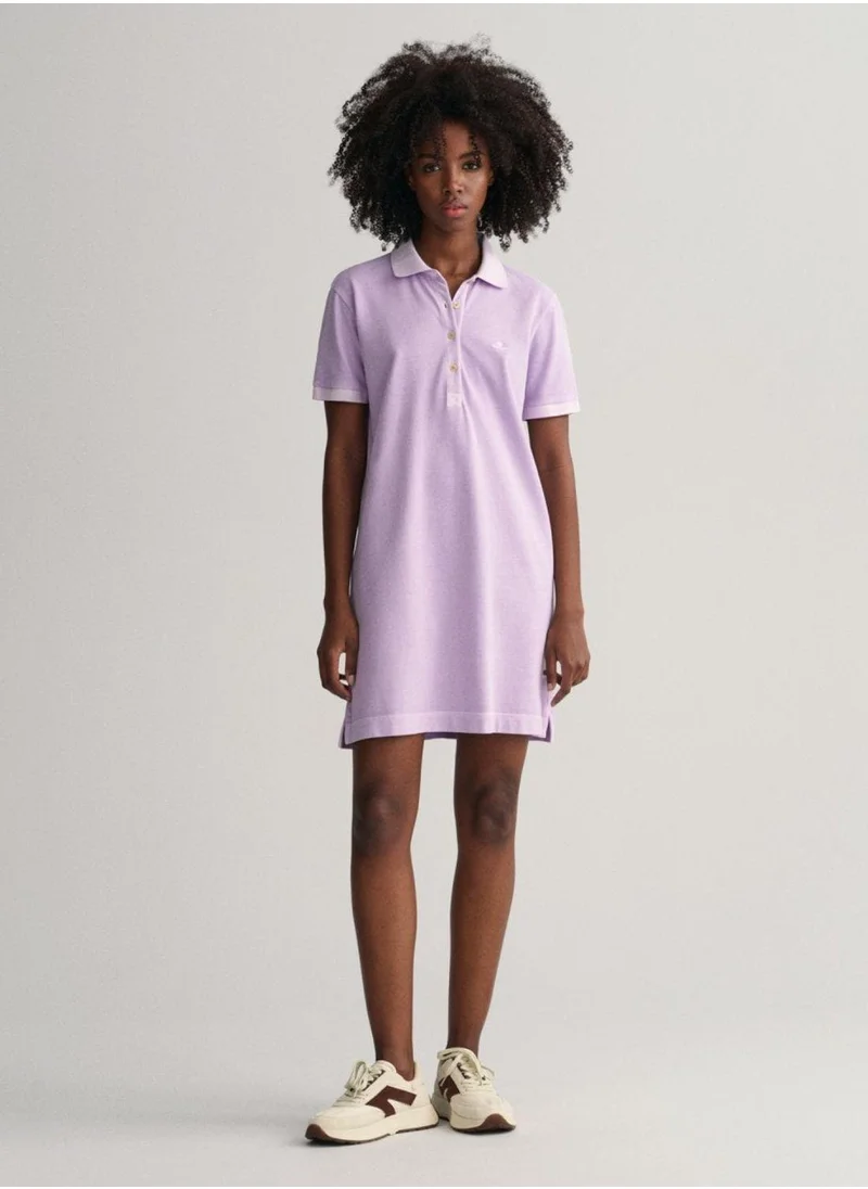 غانت Gant Sunfaded Piqué Polo Dress