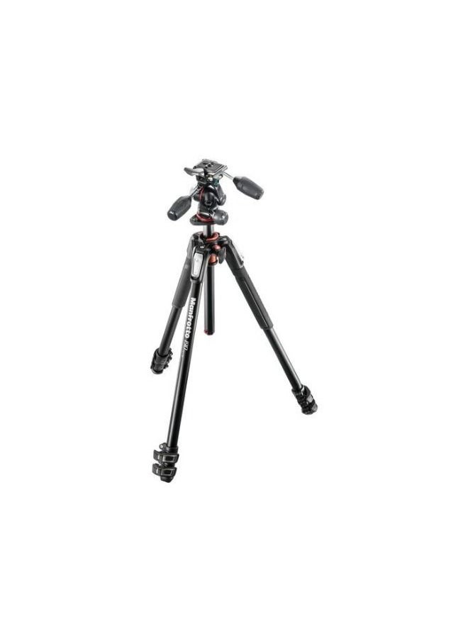 Manfrotto Manfrotto MK190XPRO3-3W Aluminum Tripod with 3-Way Pan/Tilt Head  - Image 3
