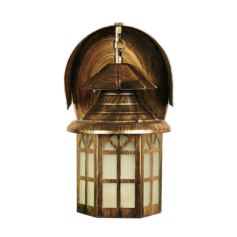 Lighting Hours مصباح حائط فويلا للإضاءة لغرفة المعيشة CFL متوهج LED ضوء حائط زخرفي من الحديد الزهر والنحاس - Image 3
