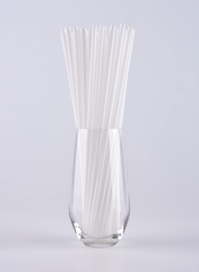 Perfect Stix Clear Jumbo Unwrapped Disposable Straws, Standard Size 7.75 x 0.23". Clear Color, Medium, Pack of 1000CT - Image 2