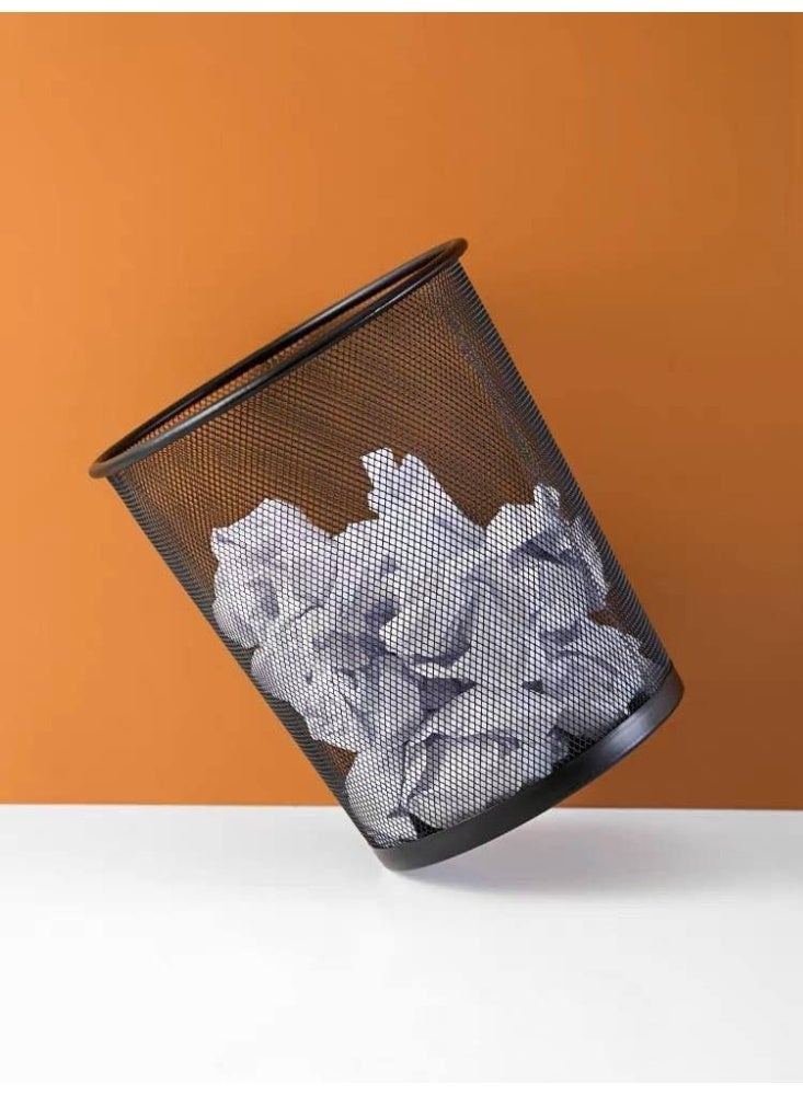 سله زبالة معدني – تصميم عملي ومتين للمطبخ والحمام – سعة متوسطة M - Image 3