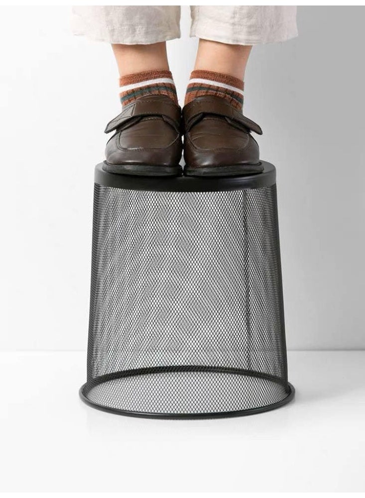 سله زبالة معدني – تصميم عملي ومتين للمطبخ والحمام – سعة متوسطة M - Image 2