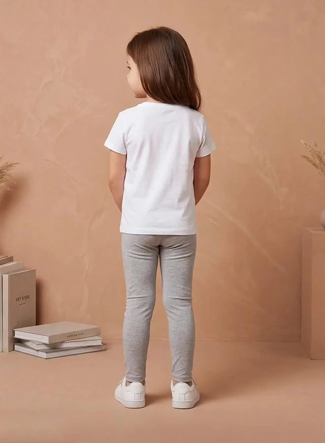 Babies & More Babies & More Toddler Girls Grey Leggings