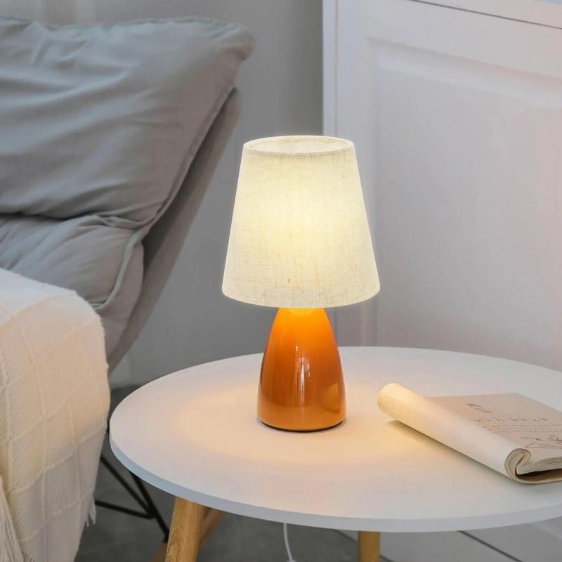 Tsnamay ظلال ثريا مصنوعة يدويًا 6 قطع، ظلال مصباح ثريا من الكتان، مجموعة ظلال مصابيح صغيرة من 6 لظلال الثريا، كتان متقاطع - Image 5