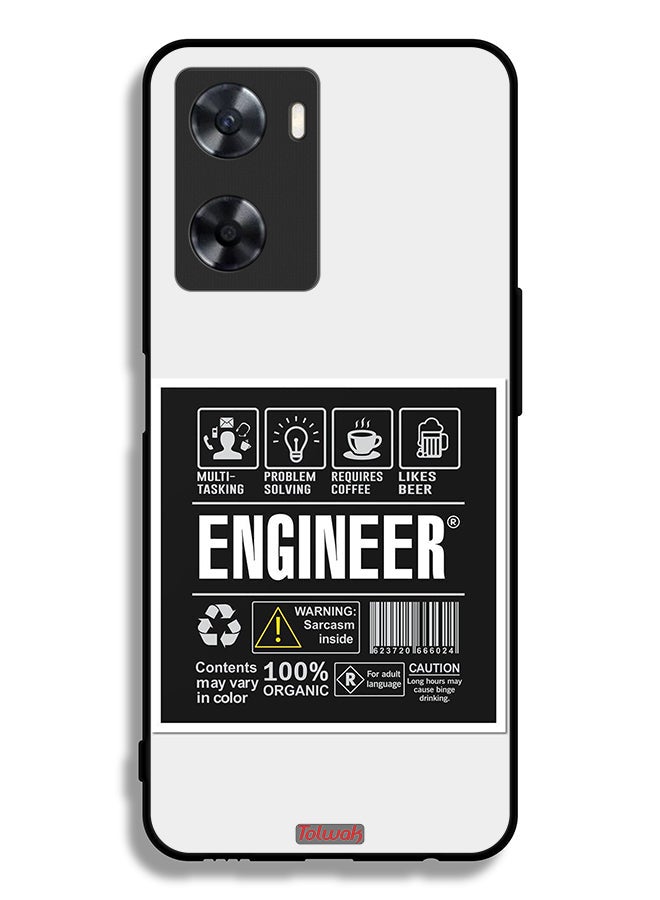 Tolwak Oppo A57s Protective Case Cover Engineer Sticker - Image 2