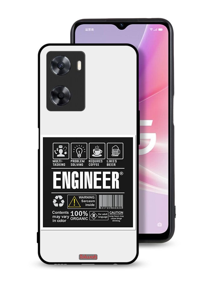 Tolwak Oppo A57s Protective Case Cover Engineer Sticker - Image 1