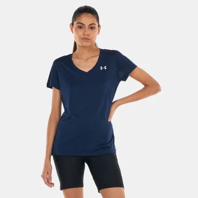UNDER ARMOUR Women's Tech™ Twist V-Neck Training T-Shirt