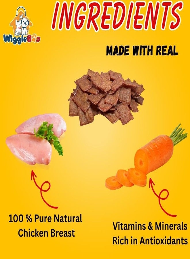 WiggleBoo Chicken & Carrot Sugar Glider Treat | Protein Rich | Crunchy Food Snack | 75g - Image 4