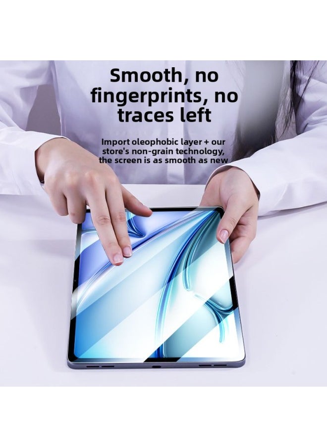 Generic - Tempered Film For IPad 10 Generation IPad11 Tablet 9 For Apple IPadAir7 Full Screen Pro Protection 6 Generation 5 HD-Color:Blu-ray 25 Pieces [naked Mold]_no Packaging-Size:Suitable For IPad Air6( 13inch ) - Image 1