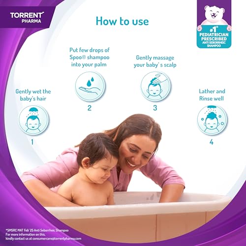 Tedibar Rich Moisturising Baby Body Wash 250ml with Skin Friendly PH with Spoo Shampoo for Baby by, 125ml | Gentle On Scalp | - Image 5