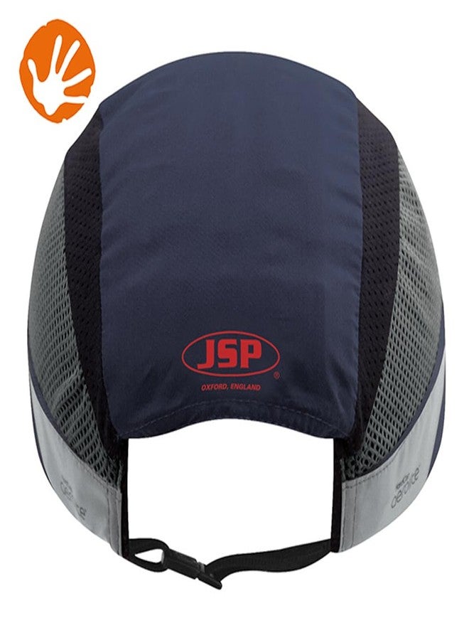 JSP HardCap AeroLite Short Brim Bump Cap - Navy, Lightweight, Ventilated (AAF000-002-104) - Image 3