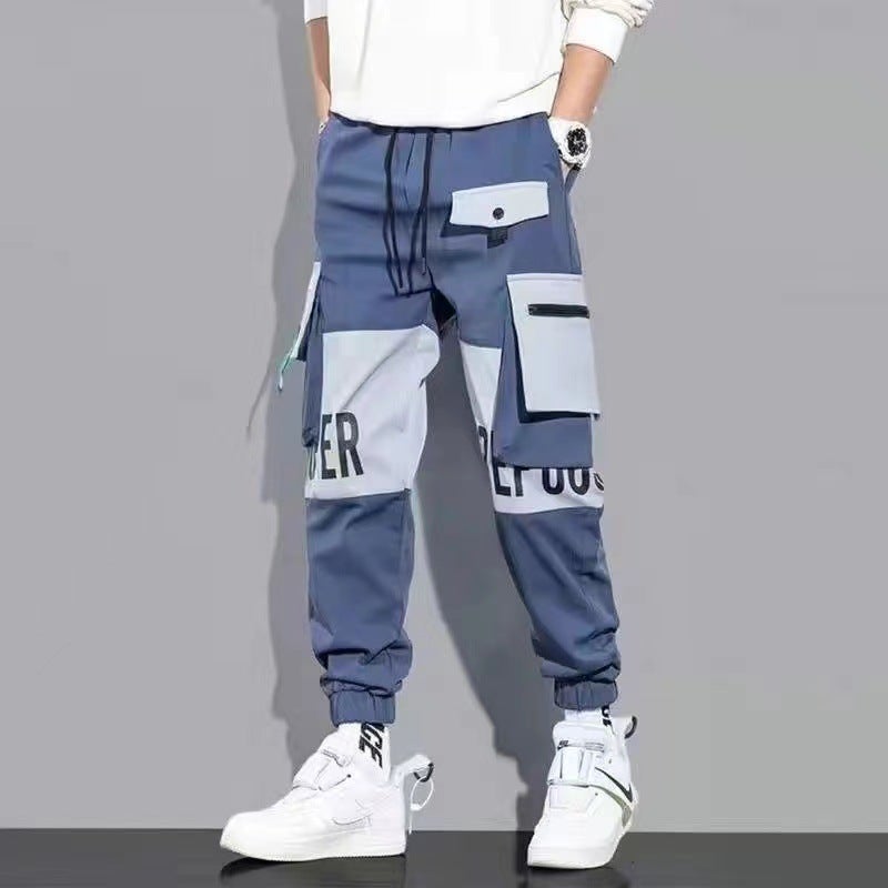Summer Pants For Men, Junior High School Students, Boys' Casual Cargo Pants, Korean Style Trendy Functional Harem Leggings, Trendy Pants - Image 4