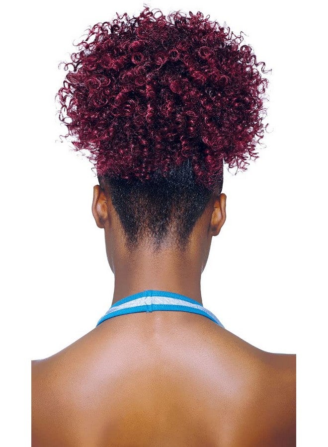 Outre Utre Drawstring Ponytail Big Beautiful Hair 3C Whirly (2T1/30) - Image 4