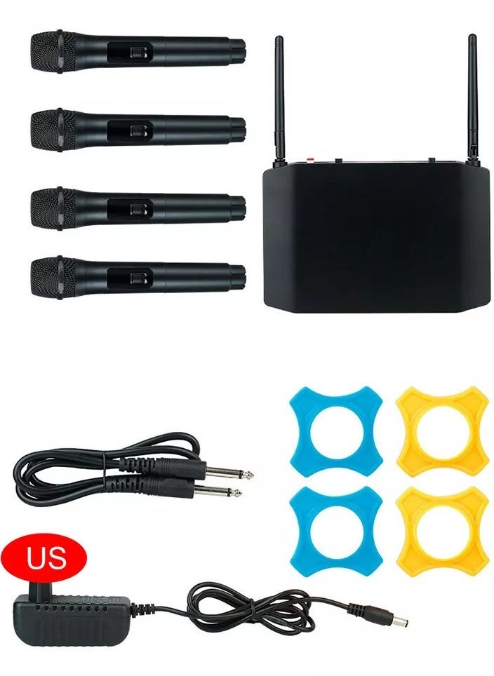 Gravity Wireless Handheld Microphone for Home Karaoke, Outdoor Audio, TV Singing, KTV, Parties, Weddings, Meetings, Church, 4-Channel VHF Metal Dynamic Mic with 200ft Range, Noise Reduction, 8-12 Hour Battery - Image 5