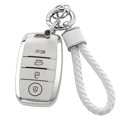 YO&YOYE YOYOYE for Kia Key Fob Cover with Keychain Soft TPU Key Case Fit for Kia Forte Koup NIRO Optima Rio Sorento Soul Sportage Smart 2 3 4 Buttons Key - Image 1