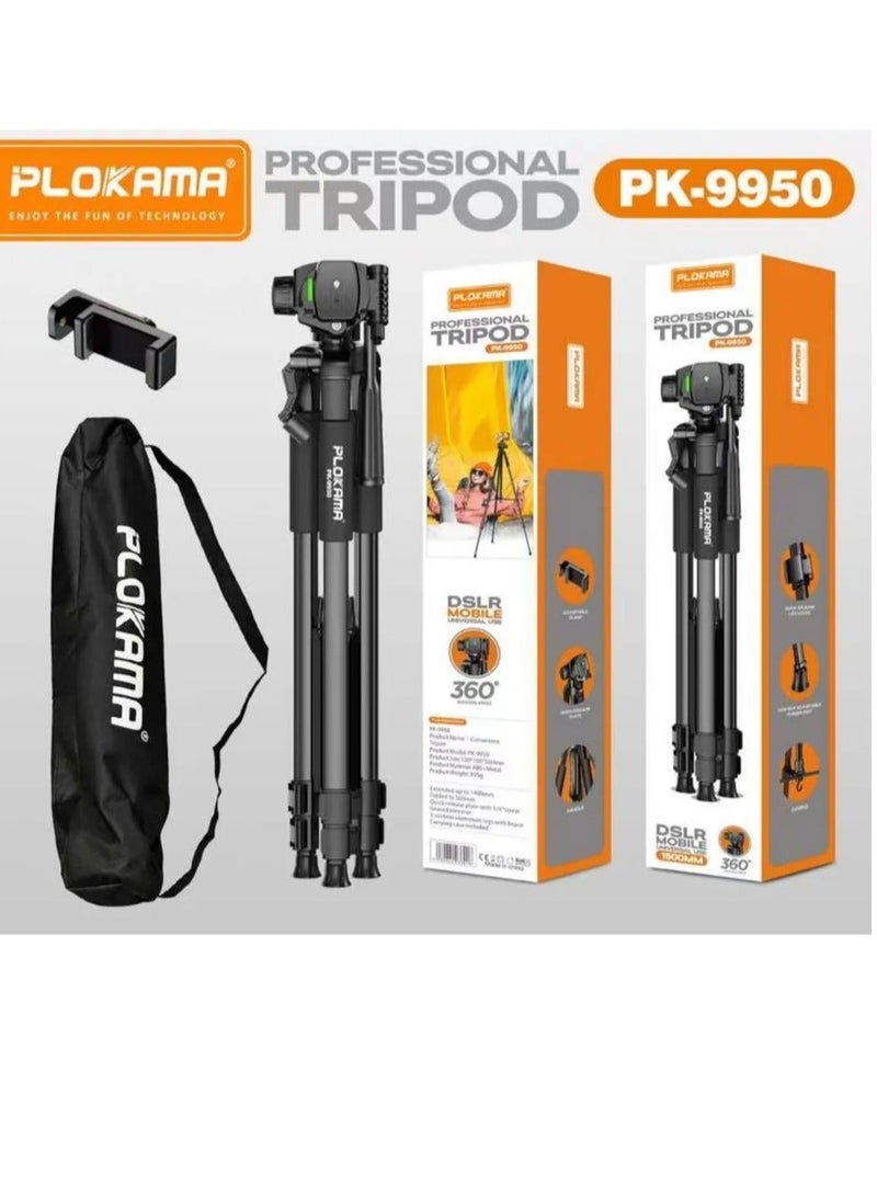 PLOKAMA PK9950 PROFESSIONAL TRIPOD 150CM - Image 1