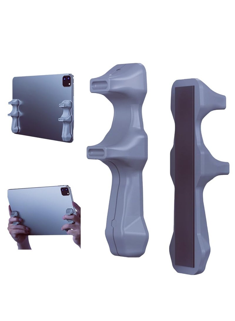 2 Pack Gaming Handle For Ipad, Anti-Slip Silicone Gamepad Grip, Tablet Game Controller For Various Games，Grey - Image 1
