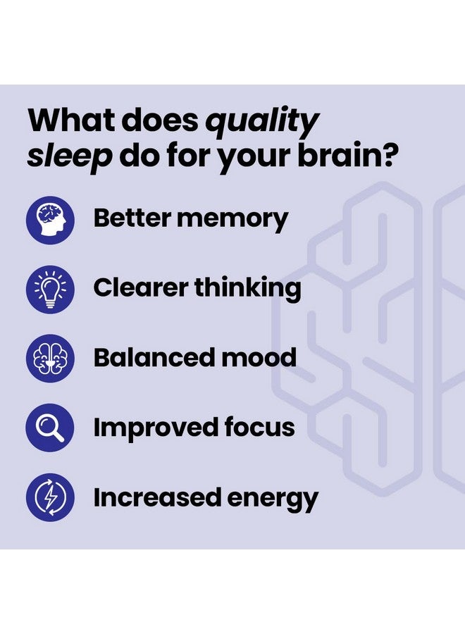 LifeSeasons LifeSeasons NeuroQ Sleep Now - Natural Sleep Support Supplement - Maintain Healthy Sleep Cycles & Brain Function - Melatonin & L-Theanine - Non-Habit Forming - 30 Mint Oral Strips - Image 3