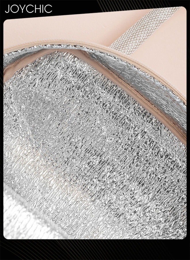 Joychic حقيبة غداء محمولة بتصميم كرتوني جميل مقاومة للماء والزيت مع حزام مقبض للمدرسة والمكتب والسفر في الهواء الطلق - Image 5