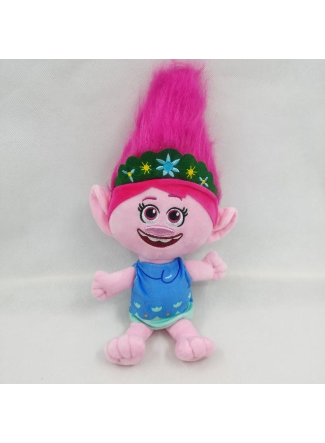 هالامودو ترول - 35 سم - وردي جميل - لعبة قطن أفخم - هدية ساحرة - Image 2