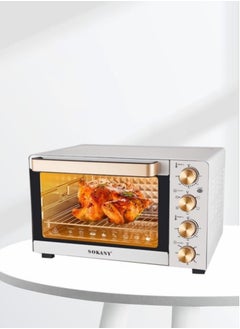 sokany Toaster/Pizza Electric Oven SK-450, for Home & Kitchen use 50L/1700 Watts  - Image 3