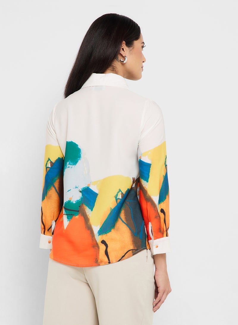 ELLA Printed Blouse - Image 2