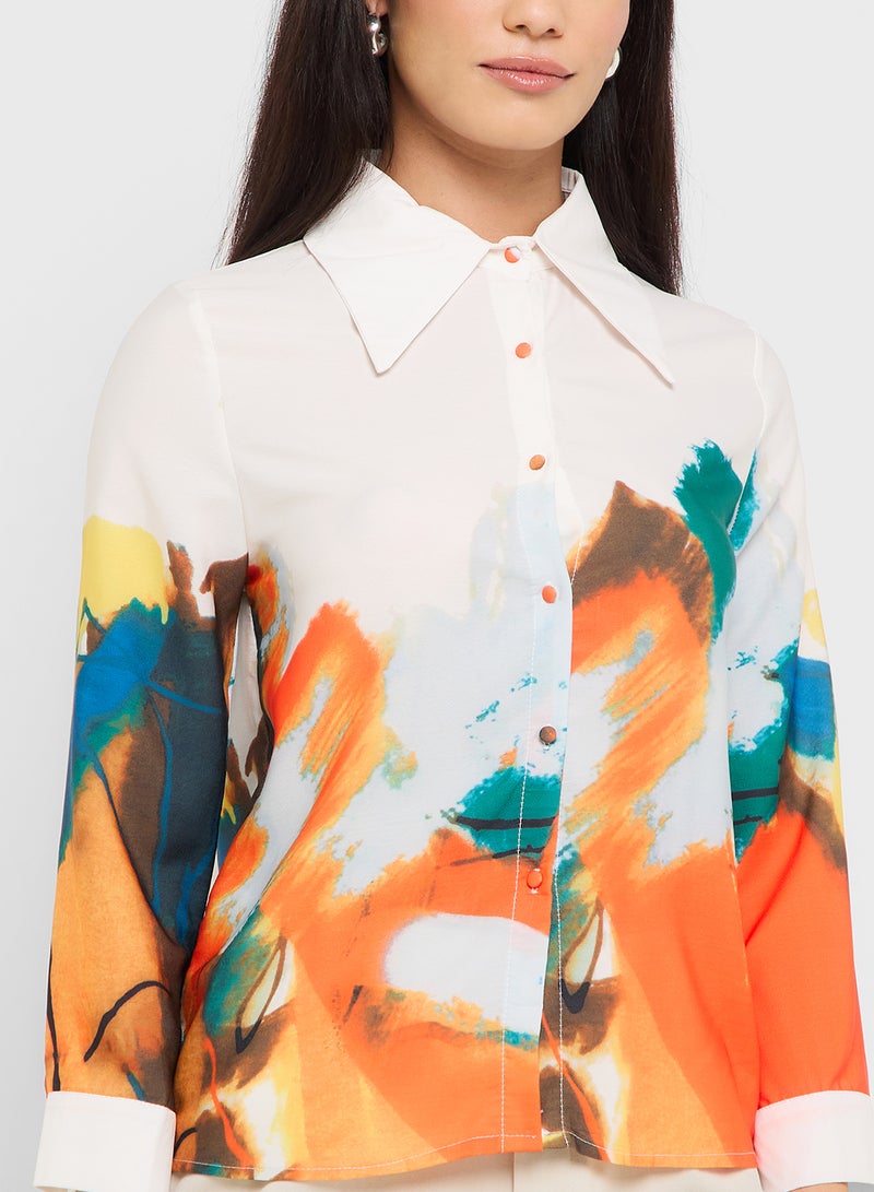 ELLA Printed Blouse - Image 3