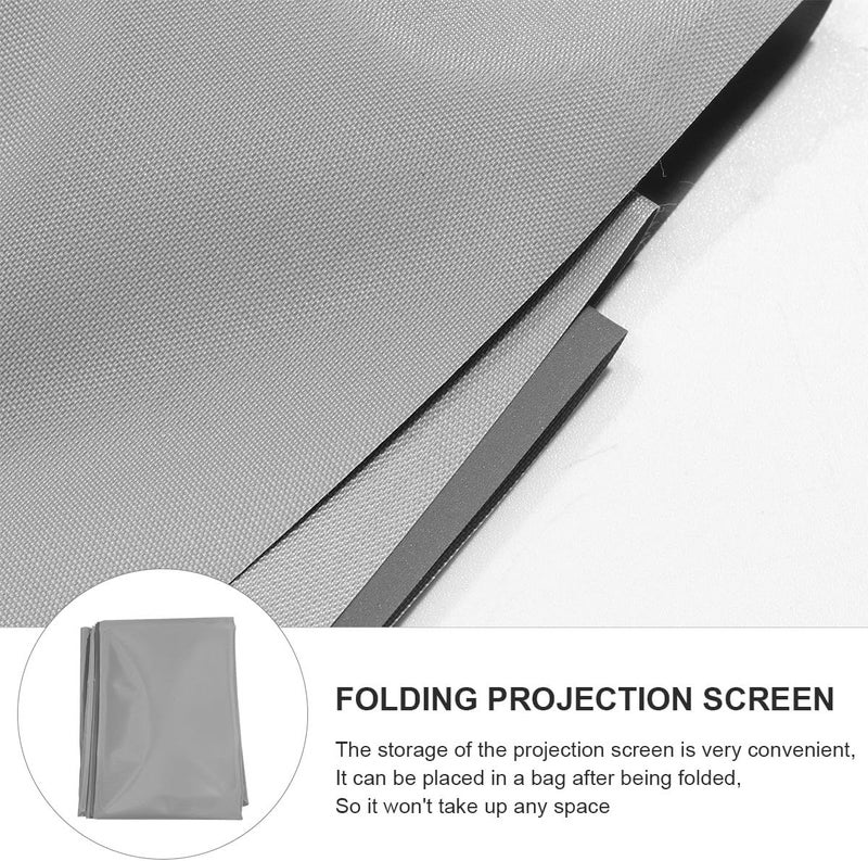 9 Home Theater Wall-mountable Projector Fabric with Hook and Loop Fastener for Indoor Outdoor Use - Image 4