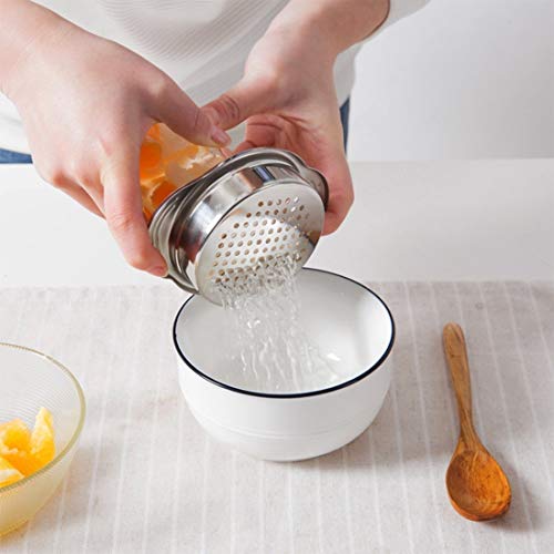 KEISSCO Stainless Steel Food Can Strainer Sieve Tuna Press Lid Oil Drainer Remover, Unique No-Mess Dishwasher Safe Design - Image 4