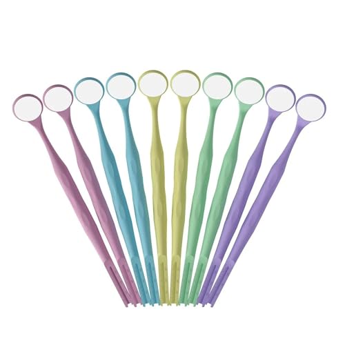 Instrudent SuperEndo MaxVision Rhodium-Coated Anti-Fog Mouth Mirror | Clear Intraoral Visibility | Anti-Scratch & Durable | High Reflectivity | Dental Diagnostic Tool | Pack of 10 - Image 1