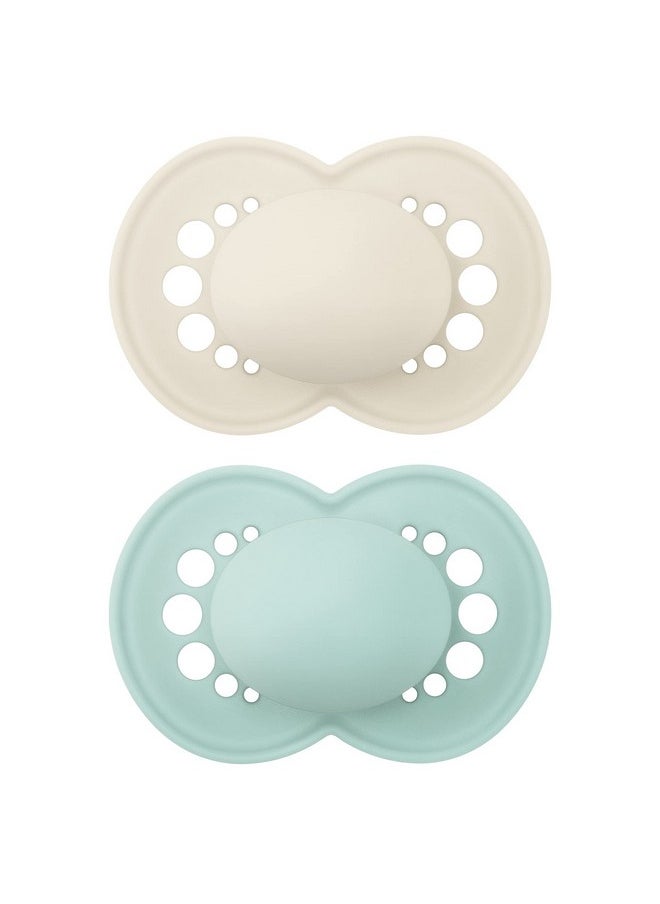 MAM Original Matte Pacifier (1 Sterilizing Pacifier Case) Pacifiers 6 Plus Months Unisex Baby Pacifier Best Pacifiers For Breastfed Babies Sterilizing Storage Case 616 Months (Pack Of 2)  - Image 2