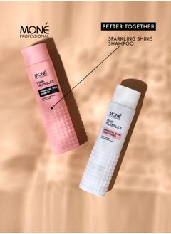 MONE Professional Sparkling Shine Conditioner - Luxurious Hydrating Conditioner For Dry And Damaged Hair, Infused With Sweet Almond Oil And Shea Butter For Ultimate Shine And Nourishment, 300 ml.  - Image 4