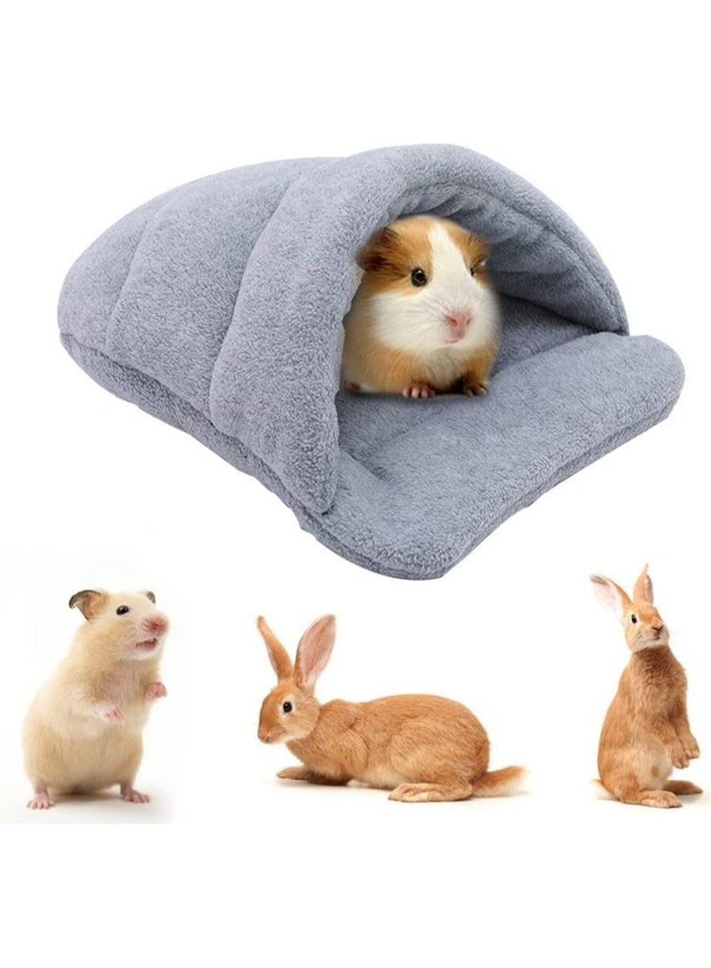 KASTWAVE Bed Hamster Bed Sleeping Bag Cave Nest Cushion Soft Warm Slippers House Pet Winter Bedding Cage Accessories for Small Animal Squirrel Hedgehog Rat Chinchilla Ferret - Image 1