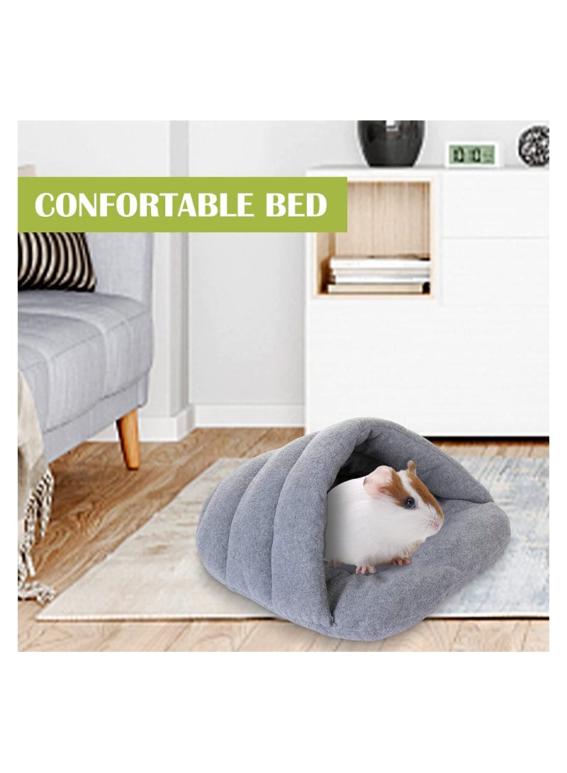 KASTWAVE Bed Hamster Bed Sleeping Bag Cave Nest Cushion Soft Warm Slippers House Pet Winter Bedding Cage Accessories for Small Animal Squirrel Hedgehog Rat Chinchilla Ferret - Image 2