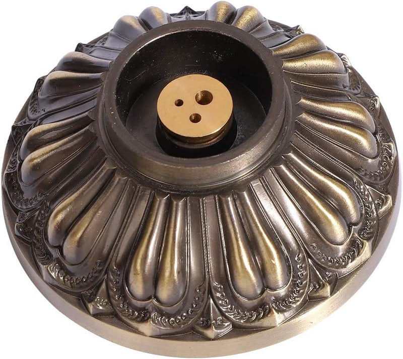 Focket Incense Tower HolderPortable Bronze Dragon Phoenix Relief Retro Nostalgia Vertical Stick Incense Holder With Craft Storage Box Ash Catcher Sticks Incense Holder For Home - Image 5