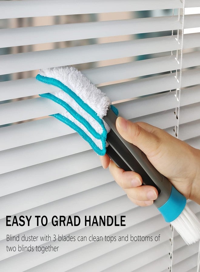 SetSail Blind Duster, Window Cleaner Duster Brush with 5 Microfiber Sleeves, Cleaning Tools for Vertical Blinds Air Conditioner Dust Ceiling Fans Dust Collector - Image 5