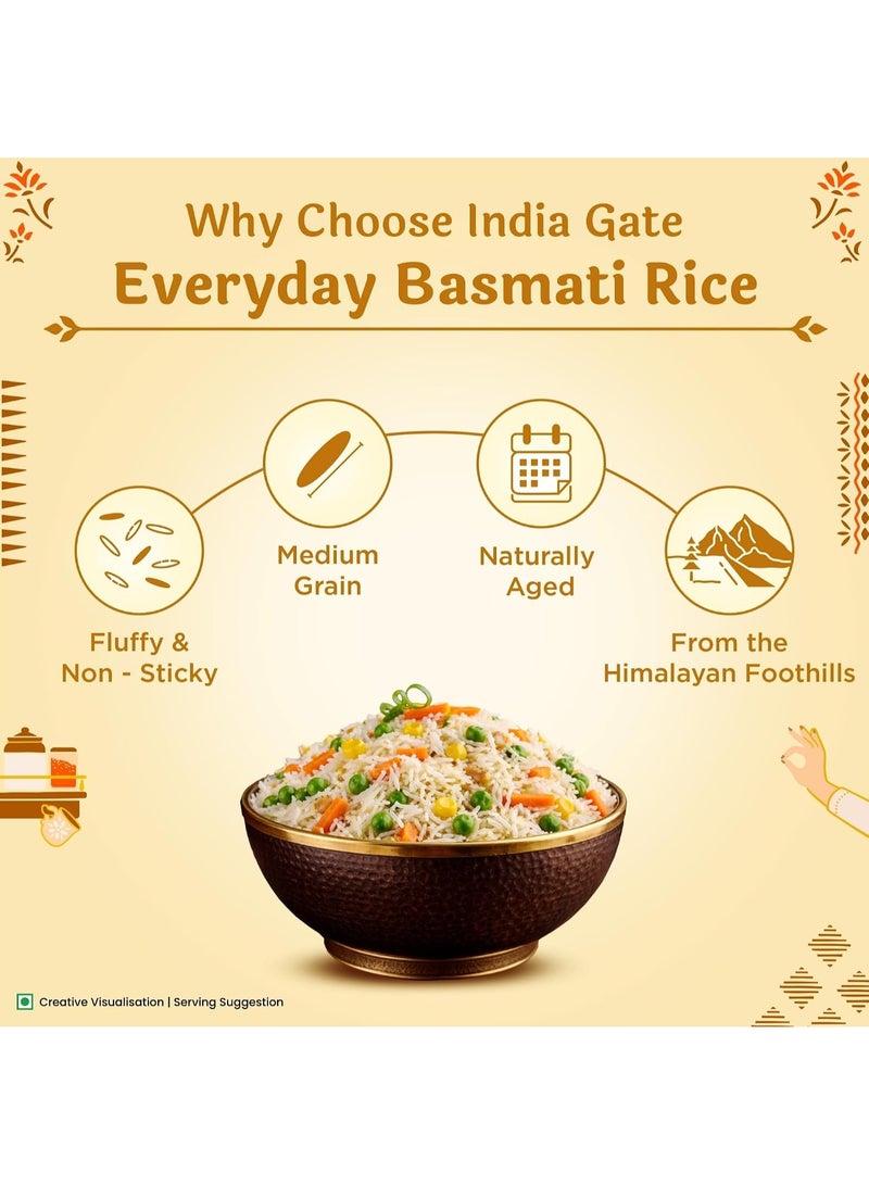India Gate Basmati Rice Everyday 5 kg - Image 4