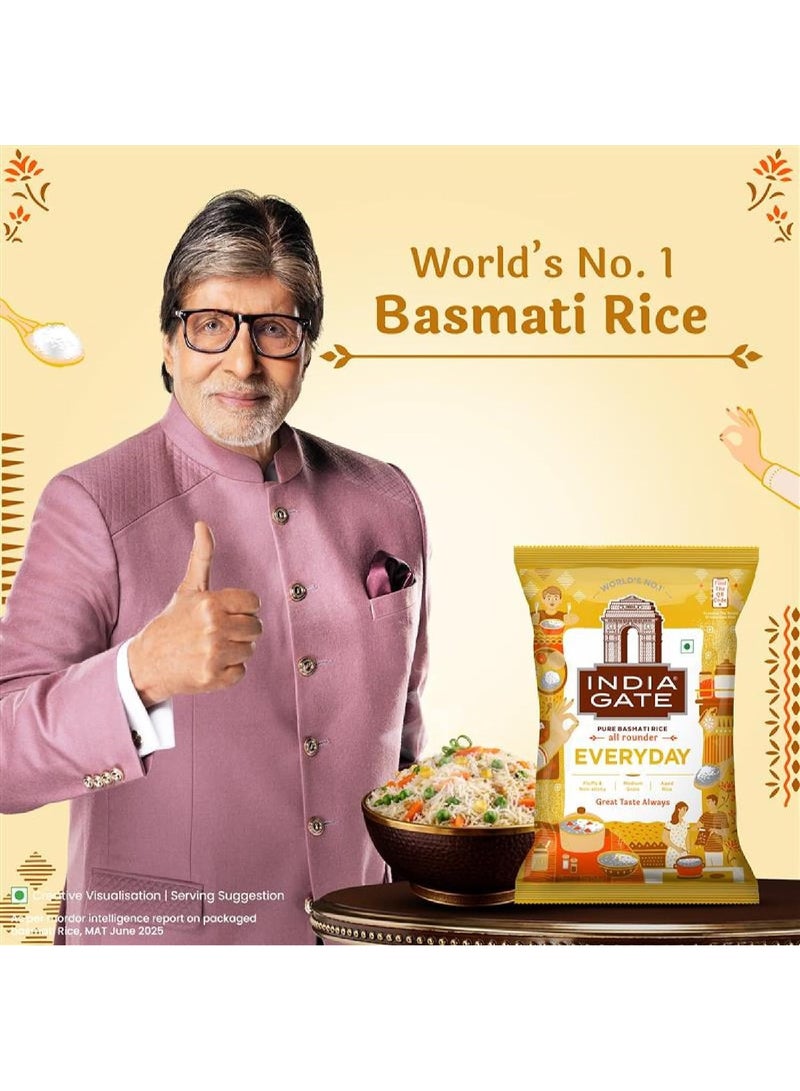 India Gate Basmati Rice Everyday 5 kg - Image 3